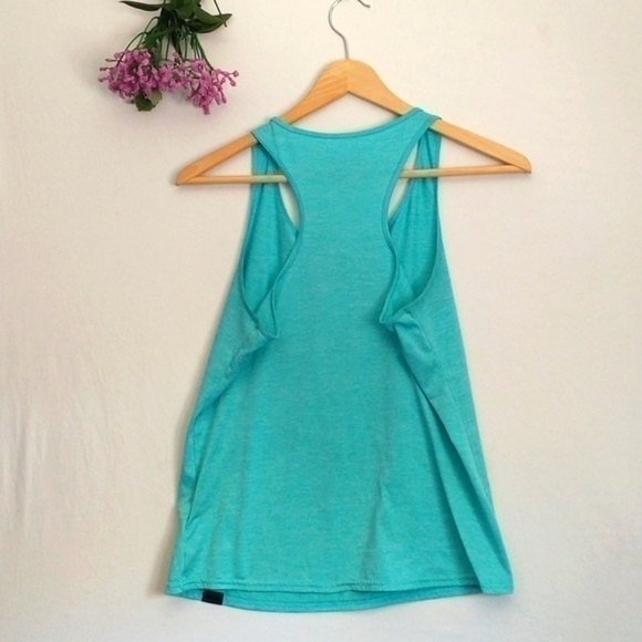 Patagonia Capilene Baselayer Daily Racerback Tank Top Size XS Blue Turquoise - Picture 2 of 6